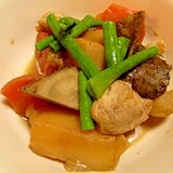 根菜と鶏肉の煮物